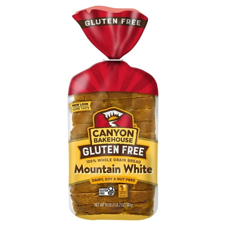 Canyon Bakehouse Mountain White Gluten Free White Bread Loaf, 18 oz., Frozen