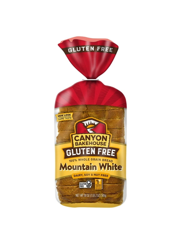 Canyon Bakehouse Mountain White Gluten Free White Bread Loaf, 18 oz, Frozen