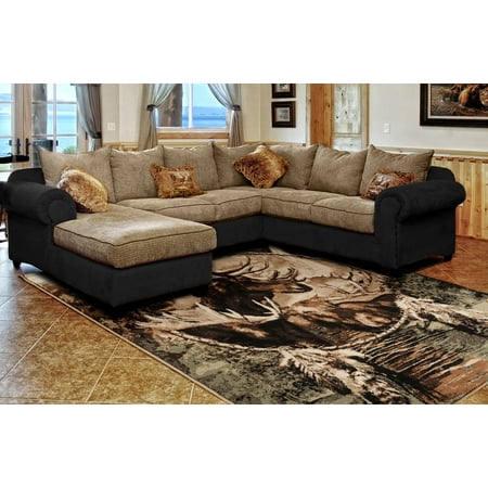 Woodland Rug United Weavers Yalor Woodland Dream Catcher Lodge Multi Polypropylene Area Rug or Runner ()