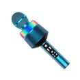thumbnail image 1 of pitrice Wireless Microphone Dynamic Speaker Reverberation KTV Player Surround Rechargeable with LED Lights Mic Strong Compatibility Blue, 1 of 9