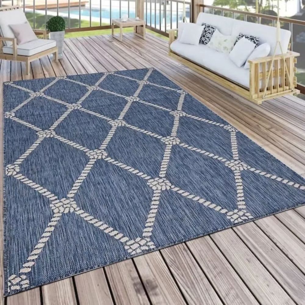 FanciHome Modern Area Rug 5'x7' for Living Room Kitchen Simple Easy
