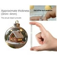 thumbnail image 3 of Rapeiae Natural Wonders Series Christmas Ball Flat Acrylic Pendant, 3 of 5