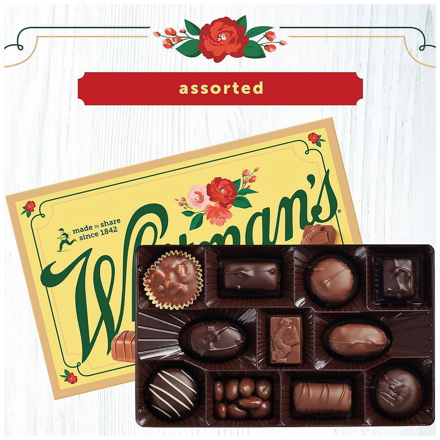 Whitman's Sampler Gift Box Assorted Milk & Dark Chocolate, 10.0 OZ Pack of 2