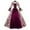 Watermelon Red, variant on Busydd Fashion Women Plus Size Vintage Gothic Court Collar Patchwork Bow Dress L