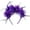 Purple, variant on Hauaitttt Feather Headband for Parties Festivals Stage Performances and Celebrations – Accessories for Women and Girls Boys Sweat Bands Head Stylish Headbands for Men Sweat Band Headband for Women