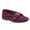 Wine, variant on GBS Wilma Ladies Wide Fit Slipper / Womens Slippers