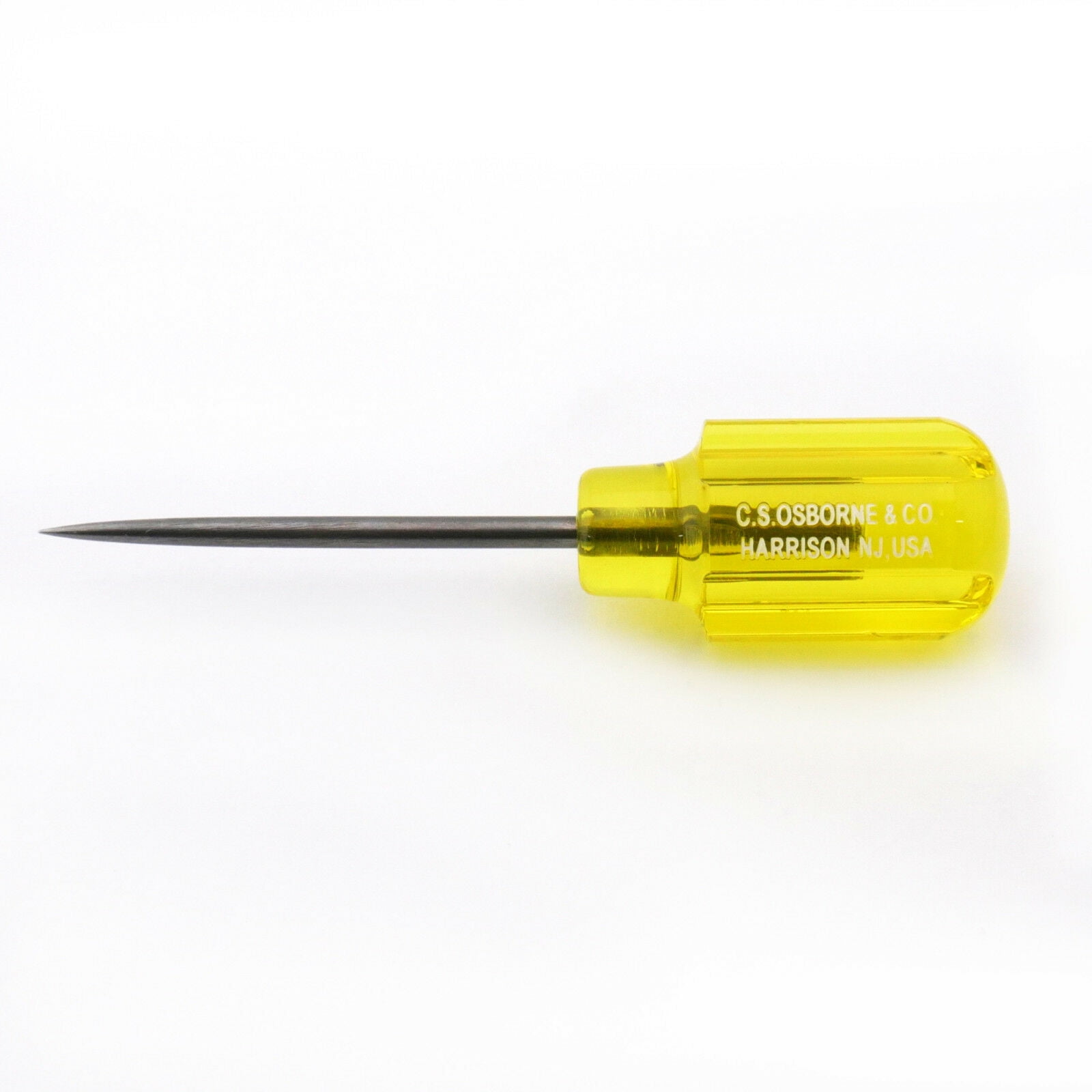 C.S. Osborne Heavy Duty Scratch Awl 41, Size 1 (41/2" Long) Leather