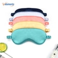 thumbnail image 2 of [VES] Máscara De Ojos De Seda Imitada Para Mujeres , Parche Para Portátil De Viaje Dormir , Cubierta Noche huangjie unisex, 2 of 2