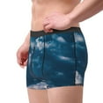 thumbnail image 4 of Kll Eiffel Tower At Night Men'S Cotton Boxer Briefs Underwear-Small, 4 of 9
