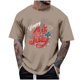 thumbnail image 2 of Tops para hombre, blusas y camisas de cuello redondo y manga corta para hombre, tops casuales de cuello redondo y manga corta con estampados especiales para hombre., 2 of 5
