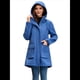 thumbnail image 5 of Chaquetas Softshell Impermeables para Mujer, Abrigos Cálidos con Forro y Capucha, Chaqueta Impermeable Larga. Azul Marino XXL, 5 of 10