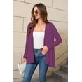 thumbnail image 4 of Witsmile Women's Lightweight Open Front Cardigans Long Sleeve Soft Casual Drape Fall Cardigan, 4 of 6