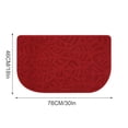 thumbnail image 5 of Indoor Doormat, Super Absorbs Mud Mat, Washable Non-Slip Rubber Backing Clean Door Mat for Doorways Inside Dirt Trapper Mats Shoes Scraper, 18*30 Inches Wine Red, 5 of 5