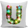 thumbnail image 1 of Funda de almohada Led Feliz Navidad 2023 adornos navideños decoración navideña para el hogar Accesorios Feliz Año Nuevo 2024 KJ098, 1 of 4