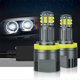 thumbnail image 2 of H8 Headlight Bulb 6000K 120W LED Angel Eyes Lights Canbus, 2 of 5