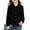 Black, variant on Girls Long Sleeve Shirts Solid Button Down with Pocket Collared Neck Dress Shirts Comfy Long Sleeve Fitted Casual Clothes,Beige(160)