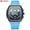 White shell light blue, variant on Stainless Steel Tourbillon Watch Men's Student Quartz Watch Business Calendar Waterproof Steel Belt Watch Large Dial Luminous