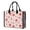Pioneer Flower Floral Print Pattern-3, variant on Pioneer Flower Floral Print Pattern Beach Tote Bag, Picnic Tote with Inner Pocket & Removable Bottom, Waterproof Twill Gifts for Beach Travel Picnic
