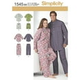 thumbnail image 1 of Simplicity Adult Size S-L Sleepwear Pattern, 1 Each, 1 of 3