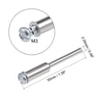 thumbnail image 3 of Uxcell Cut-off Wheel Screw Mandrels 2.35mm Shank Diameter Cutting Disc Holder for Compatible Rotary Tool 5 Pack, 3 of 5