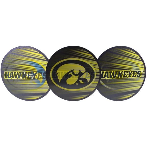 Siskiyou Sports NCAA Iowa Hawkeyes Lenticular Flip DecalsOne Size, Team Colors