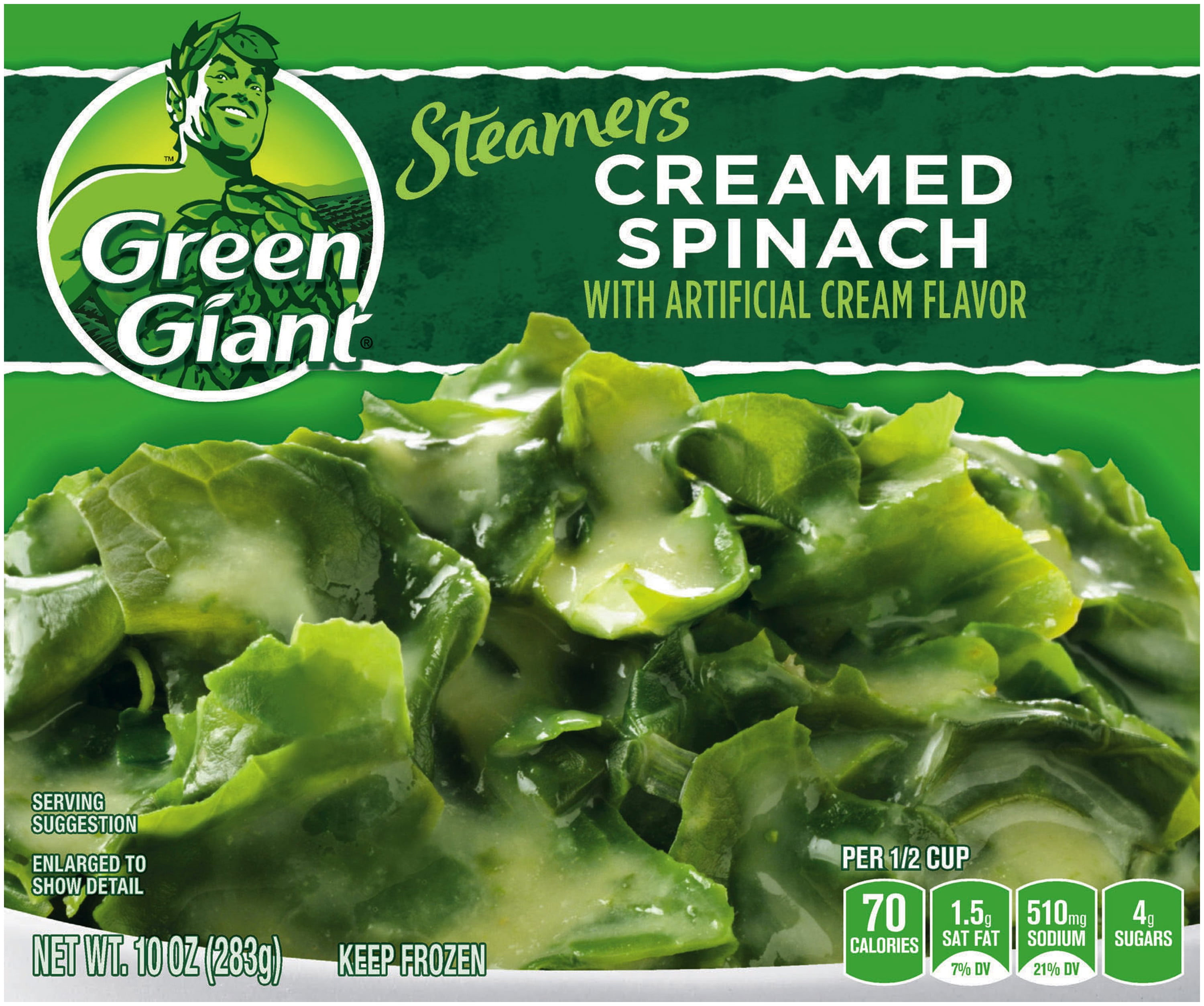 creamed spinach with frozen spinach