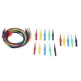 thumbnail image 4 of Multimeter Test Probe Kit, Excellent Electrical Conductivity JT8005por Quickly Read Nickel Plated Clips Banana Plug Test Leads With Plastic Box For Instruments, 4 of 8