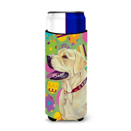 

Caroline s Treasures LH9428MUK Labrador Easter Eggtravaganza Ultra Hugger for slim cans Slim Can multicolor