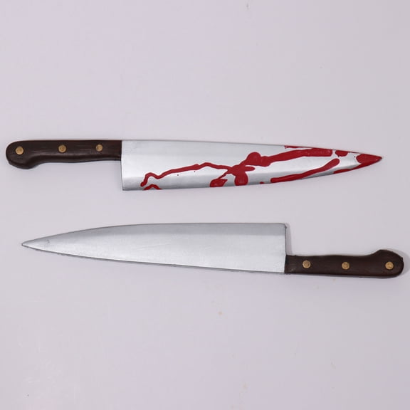Halloween Prop Knife, Fake Horror Dagger for Costume Party Haunted House Role Play Decoration Accessory Prop 18 Inch