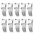 thumbnail image 2 of TISHITA 10pcs Stainless Steel Fold Over Buckle Double Push Watchband Clasp High Polished 12mm, 2 of 8