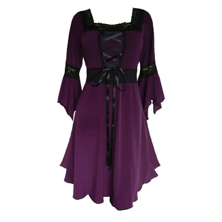 Dare To Wear Victorian Gothic Boho Women s Plus Size Renaissance Corset Dress S - 5x