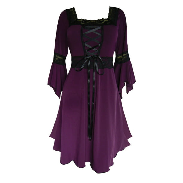 Dare To Wear Victorian Gothic Boho Women's Plus Size Renaissance Corset ...