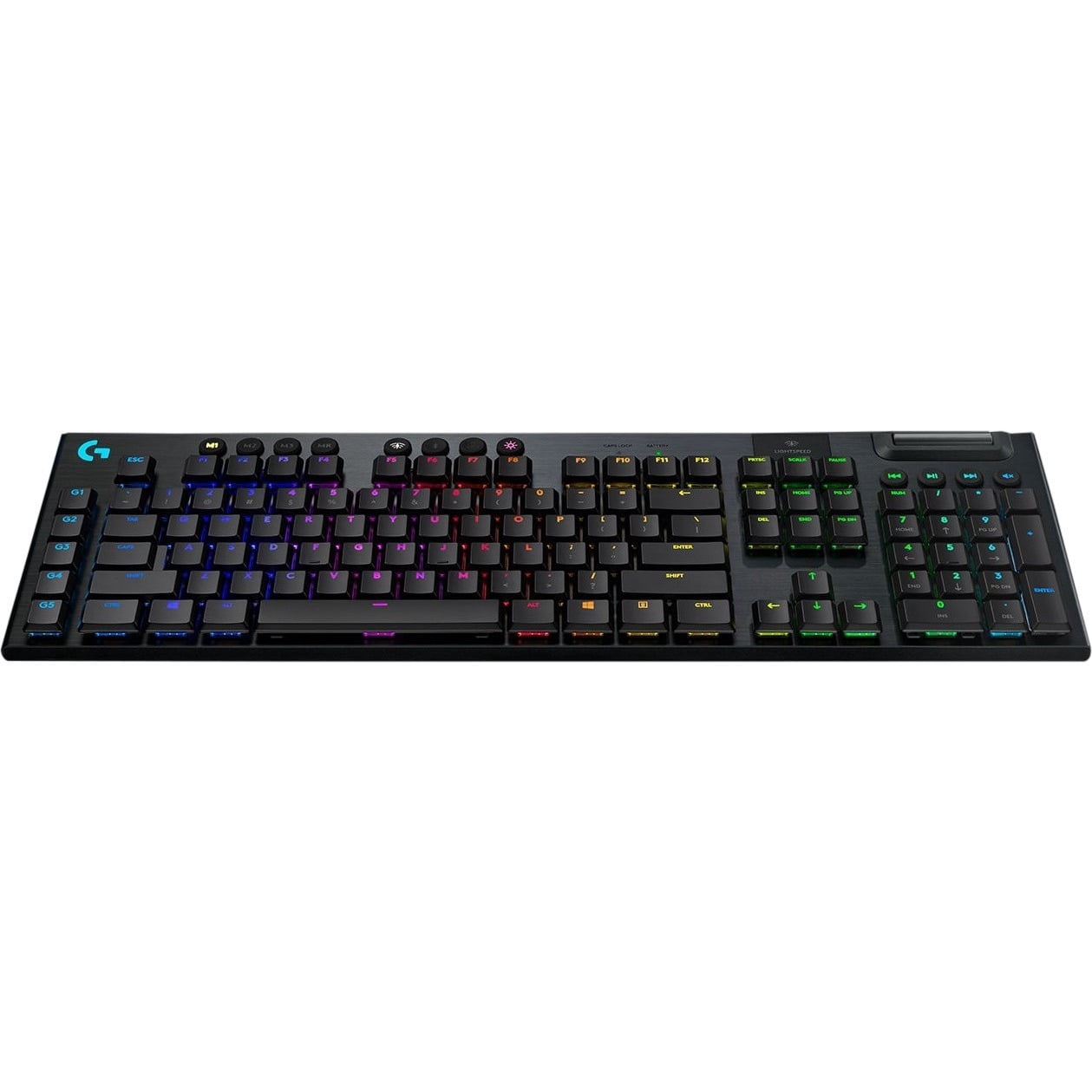 Logitech 920-009512 G915 TKL Tenkeyless Lightspeed Wireless RGB Mechanical Gaming Keyboard Linear - Carbon