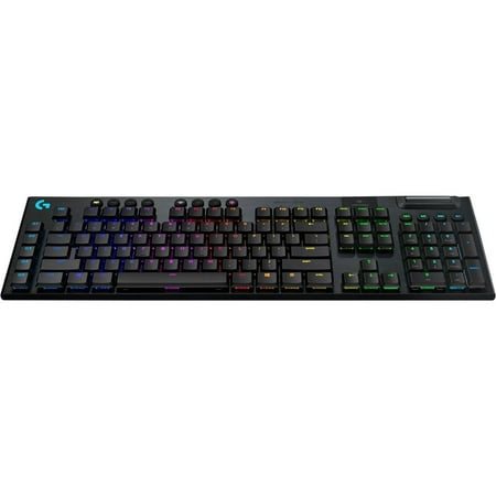 Logitech - G915 LIGHTSPEED TKL Wireless Mechanical GL Linear Switch Gaming Keyboard with RBG Backlighting - Black