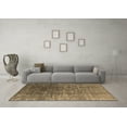 thumbnail image 3 of Ahgly Company Indoor Round Oriental Brown Industrial Area Rugs, 8' Round, 3 of 4