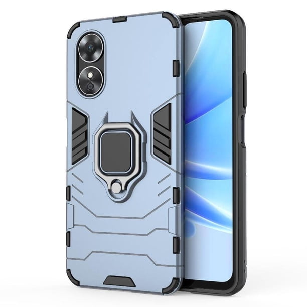 Funda para OPPO A17 4G con Soporte Anillo Giratorio 360° y Protección Resistente a Golpes y Caídas