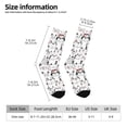 thumbnail image 2 of Fotbe Cute Cat Calcetas Largas con Estampado para Hombre y Mujer – Calcetas de Compresión Transpirables y Elásticas, Viajar y Uso Diario Talla 5-11, 2 of 6