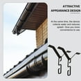 thumbnail image 2 of 2 Set of Decorative Rain Chain Adapter Rain Chain Metal Drain-pipe Rain Chain Install Hook, 2 of 5