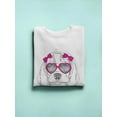 thumbnail image 3 of Cute Pink Puppy  Sweatshirt Women -Image by Shutterstock, Female 4X-Large, 3 of 4