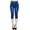 Navy, variant on JJHGVB Capri Jeans Knee Length Jean Trendy Denim Capri Pants women's capris Casual Summer Relaxed Fit Capris Denim Pants High Waisted Capri Jeans Cropped Stretchy Denim Black L