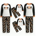thumbnail image 2 of Halloween Pajama Set Long Sleeves and Pants Two-Piece Set Holiday Pajamas Cute Pumpkin Ghost Spider Skull Print Pajamas Pajamas Unisex Couple Outfit Family Pajamas,Man XXL, 2 of 6