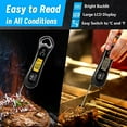thumbnail image 2 of Meat Thermometer Digital, Instant Read Meat Thermometer for Grill and Cooking, with Bottle Opener, Backlight & Calibration Food Thermometer, Kitchen Gadgets for BBQ, Turkey, Candy, Liquids, 2 of 7