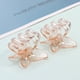 thumbnail image 4 of EeaseMX 6 pinzas transparentes para el pelo con agarre fuerte, sin pinza, accesorios elegantes para el cabello (champán), 4 of 7
