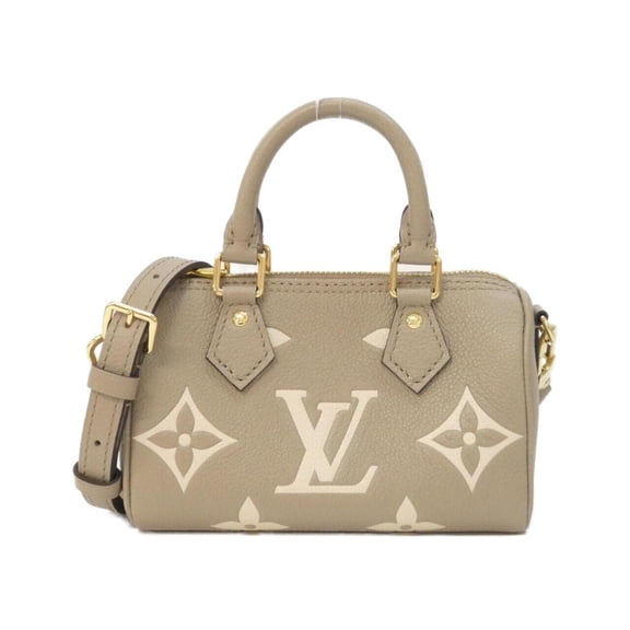 Pre-Owned Louis Vuitton Bicolor Monogram Empreinte Nano Speedy M82890 Boston Bag