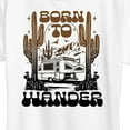 thumbnail image 3 of Instant Message - Born To Wander Desert  - Women's Short Sleeve Graphic T-Shirt, 3 of 6