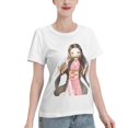 thumbnail image 2 of Women's Basic Short Sleeve T-Shirt Demon Slayer Blade Nidouzi, 2 of 6