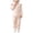 Pink, variant on Faraee Baby Boy Girl Two Piece Outfit Ruffle Shoulder Long Sleeve Top and Pants Set Cotton Solid Color Loungewear Sleepwear for Infant Toddler 6 12 18 24 Months