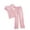 Pink, variant on AJTQTH Nursing Clothes Set for Women Oversized Summer Solid Deep V-Neck Short Sleeved Blouses+Elastic Waistband Straight-Leg Pants Pregancy Outfits Light Blue XL