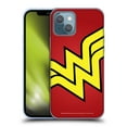 thumbnail image 1 of Head Case Designs Officially Licensed Wonder Woman DC Comics Logos Oversized Soft Gel Case Compatible with Apple iPhone 13, 1 of 7