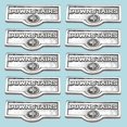 thumbnail image 2 of 10 Switch Plate Tags DOWNSTAIRS Name Signs Labels Chrome Brass Traditional Engraved Wall Light Switch Cover Labels | Renovators Supply, 2 of 2